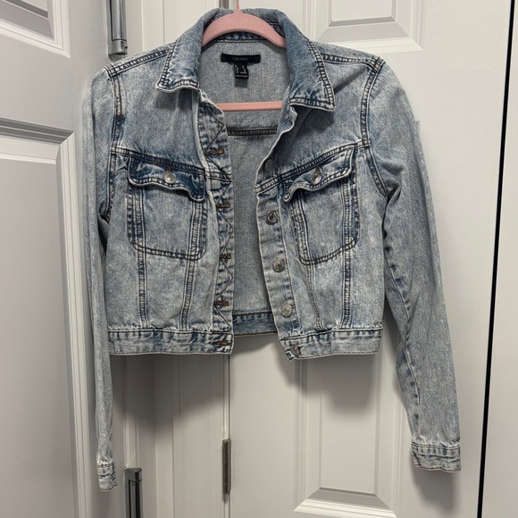 Forever 21 Jackets & Blazers - Forever 21 Light Blue Jean Jacket